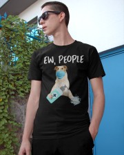 Ew People Dog Wearing A Face Mask Borzoi Classic T-Shirt apparel-classic-tshirt-lifestyle-17