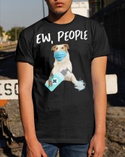Ew People Dog Wearing A Face Mask Borzoi Classic T-Shirt apparel-classic-tshirt-lifestyle-29