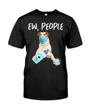 Ew People Dog Wearing A Face Mask Borzoi Premium Fit Mens Tee tile