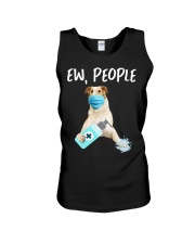 Ew People Dog Wearing A Face Mask Borzoi Unisex Tank tile