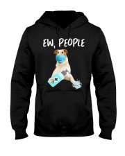Ew People Dog Wearing A Face Mask Borzoi Hooded Sweatshirt tile