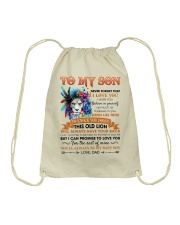 Never Forget That I Love You Lion Dad To Son Drawstring Bag tile
