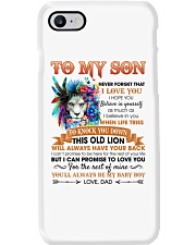 Never Forget That I Love You Lion Dad To Son Phone Case tile