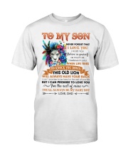 Never Forget That I Love You Lion Dad To Son Premium Fit Mens Tee tile