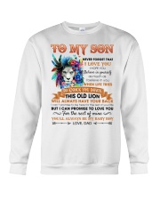 Never Forget That I Love You Lion Dad To Son Crewneck Sweatshirt tile