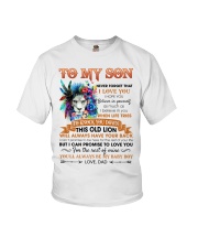 Never Forget That I Love You Lion Dad To Son Youth T-Shirt tile