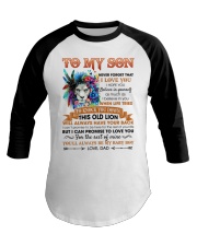 Never Forget That I Love You Lion Dad To Son Baseball Tee tile