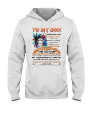 Never Forget That I Love You Lion Dad To Son Hooded Sweatshirt tile