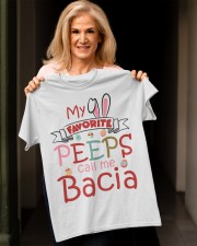 Easter's Day My Favorite Peeps Bacia To Grandma Classic T-Shirt apparel-classic-tshirt-lifestyle-front-118
