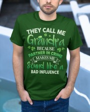 They Call Me Grandpa Partner Makes Me A Influence Classic T-Shirt apparel-classic-tshirt-lifestyle-front-45
