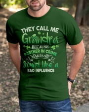 They Call Me Grandpa Partner Makes Me A Influence Classic T-Shirt apparel-classic-tshirt-lifestyle-front-52