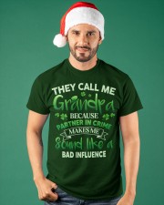 They Call Me Grandpa Partner Makes Me A Influence Classic T-Shirt apparel-classic-tshirt-lifestyle-front-84