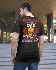 Tough Enough To Be Dad And Stepdad To Dad Classic T-Shirt apparel-classic-tshirt-lifestyle-back-48