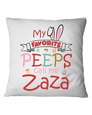 Customize Easter's day Zaza To Grandma Square Pillowcase tile