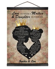 Personalized Love Mom and Daughter Mom To Daughter Hanging Canvas tile