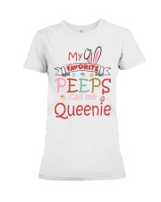 Customize Easter's day Queenie To Grandma Premium Fit Ladies Tee tile
