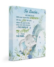 Personalized No One Else Elephant Mom To Daughter 11x14 Gallery Wrapped Canvas Prints front