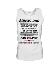 Bonus Dad Thanks For Loving Me As Your Own Unisex Tank tile