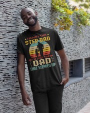 I'm Not The Step Dad I'm Just The Dad To Dad Classic T-Shirt apparel-classic-tshirt-lifestyle-front-33