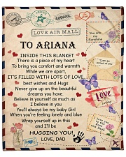 Personalized Inside This Blanket Dad To Daughter Fleece Blanket - 50" x 60" front