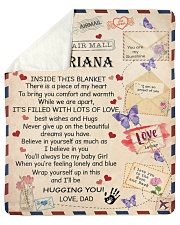 Personalized Inside This Blanket Dad To Daughter Sherpa Fleece Blanket tile
