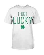 I Got Pregnant Lucky Classic T-Shirt front
