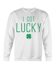 I Got Pregnant Lucky Crewneck Sweatshirt tile