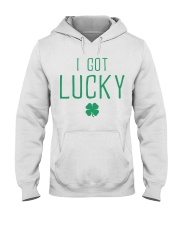 I Got Pregnant Lucky Hooded Sweatshirt tile
