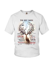 Never Forget That I Love You Deer Mom To Son Youth T-Shirt tile