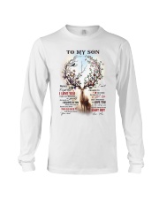 Never Forget That I Love You Deer Mom To Son Long Sleeve Tee tile