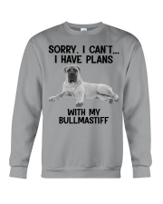 I have plans with my dog Bullmastiff Crewneck Sweatshirt tile
