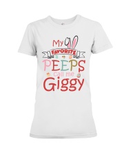 Customize Easter's day Giggy To Grandma Premium Fit Ladies Tee tile