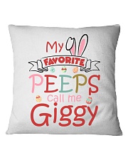 Customize Easter's day Giggy To Grandma Square Pillowcase tile