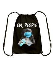 Ew People Dog Tibetan Terrier Drawstring Bag tile