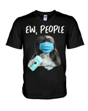 Ew People Dog Tibetan Terrier V-Neck T-Shirt tile