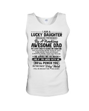 I Am A Lucky Daughter Dad For Daughter Unisex Tank tile