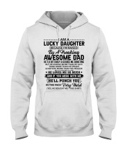 I Am A Lucky Daughter Dad For Daughter Hooded Sweatshirt tile