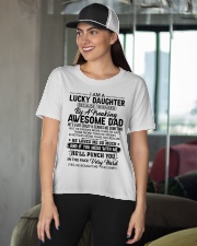 I Am A Lucky Daughter Dad For Daughter Ladies T-Shirt apparel-ladies-t-shirt-lifestyle-front-07
