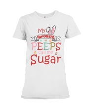 Easter's Day My Favorite Peeps Sugar To Grandma Premium Fit Ladies Tee tile