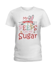Easter's Day My Favorite Peeps Sugar To Grandma Ladies T-Shirt tile