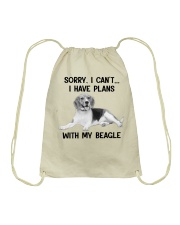 I have plans with Beagle Drawstring Bag tile