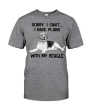 I have plans with Beagle Classic T-Shirt front