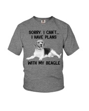 I have plans with Beagle Youth T-Shirt tile