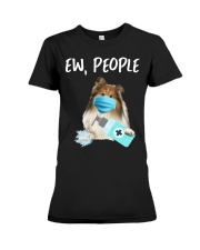Ew People Dog Shetland Sheepdog Premium Fit Ladies Tee tile