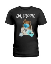 Ew People Dog Shetland Sheepdog Ladies T-Shirt tile