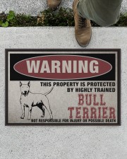 Bull this property is protected Doormat 22.5" x 15" aos-doormat-22-5x15-lifestyle-front-01