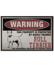 Bull this property is protected Doormat 22.5" x 15" front