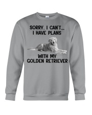 I have plans with my dog Golden Retriever Crewneck Sweatshirt tile