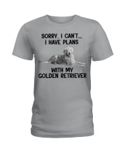I have plans with my dog Golden Retriever Ladies T-Shirt tile