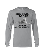 I have plans with my dog Golden Retriever Long Sleeve Tee tile